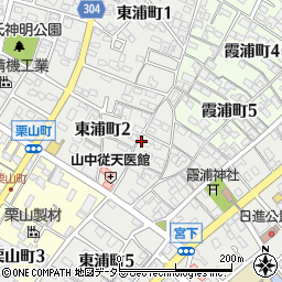 愛知県碧南市東浦町3丁目53周辺の地図