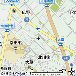 レオパレス幸田Ｃ周辺の地図