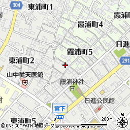 愛知県碧南市東浦町3丁目12周辺の地図