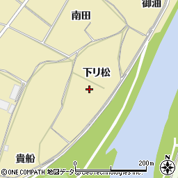愛知県新城市野田（下リ松）周辺の地図