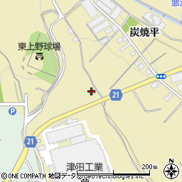 愛知県豊川市東上町土橋周辺の地図
