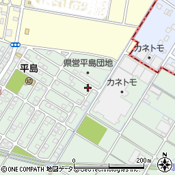 静岡県藤枝市平島665-64周辺の地図