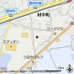 兵庫県三田市対中町13周辺の地図
