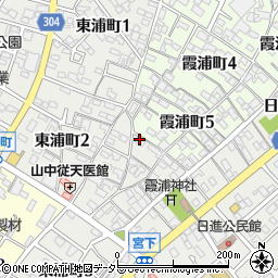 愛知県碧南市東浦町3丁目8周辺の地図