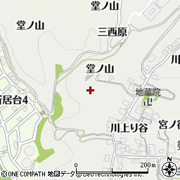 京都府宇治市白川三西原周辺の地図