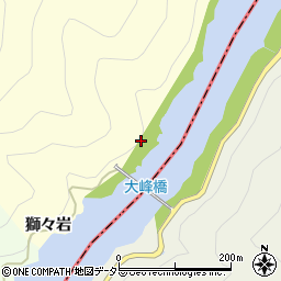 大峰橋周辺の地図