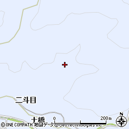 愛知県豊川市萩町二斗目周辺の地図