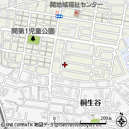 京都府宇治市開町周辺の地図