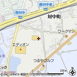 兵庫県三田市対中町17周辺の地図