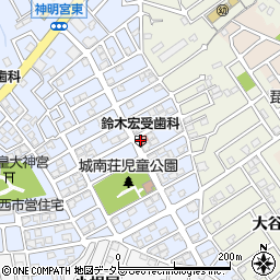 鈴木宏受歯科医院周辺の地図