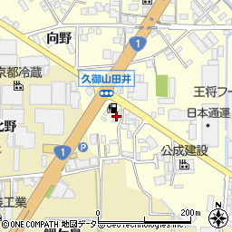 宇治石油株式会社　セルフステーション京都京都府南部整備工場周辺の地図