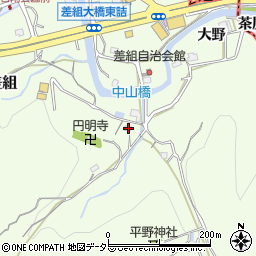 兵庫県川辺郡猪名川町差組筆ヶ一周辺の地図
