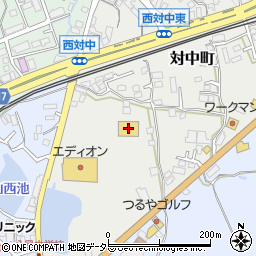 ホームセンターコーナン三田対中店周辺の地図