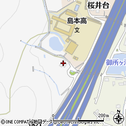 大阪府三島郡島本町桜井442周辺の地図