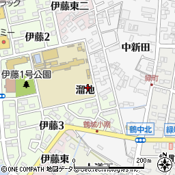 鶴城児童クラブ周辺の地図