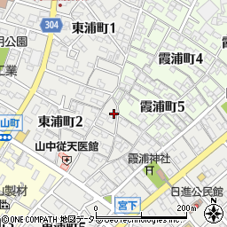 愛知県碧南市東浦町3丁目4周辺の地図