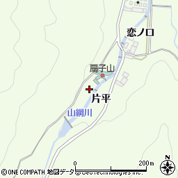 愛知県岡崎市山綱町西坂尻周辺の地図