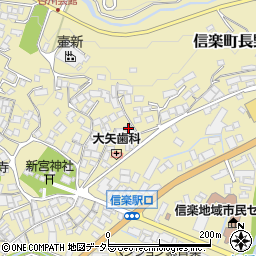 株式会社信楽陶芸村周辺の地図