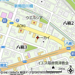 日産プリンス静岡焼津インター店周辺の地図