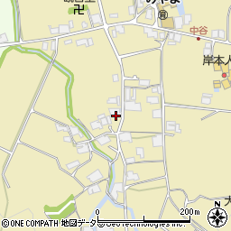 兵庫県小野市中谷町402-1周辺の地図