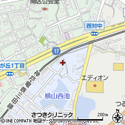兵庫県三田市横山町2周辺の地図