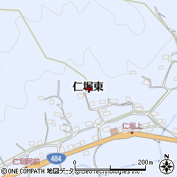 岡山県赤磐市仁堀東周辺の地図
