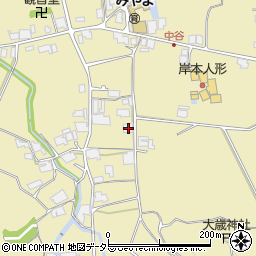 兵庫県小野市中谷町383-1周辺の地図