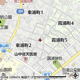 愛知県碧南市東浦町3丁目1周辺の地図