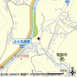 大阪府箕面市下止々呂美809-1周辺の地図