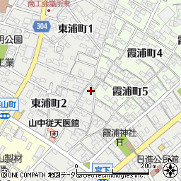 愛知県碧南市東浦町3丁目2周辺の地図