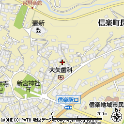 滋賀県甲賀市信楽町長野1132周辺の地図