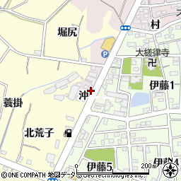 愛知県西尾市伊藤町沖周辺の地図