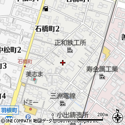 愛知県碧南市石橋町周辺の地図