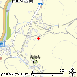 大阪府箕面市下止々呂美879周辺の地図
