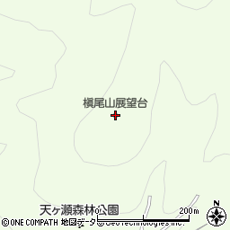 槇尾山展望台周辺の地図
