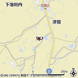 兵庫県宝塚市玉瀬（タワ）周辺の地図