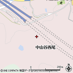 兵庫県川西市東畦野中山谷西尾周辺の地図