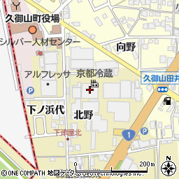 京都冷蔵周辺の地図