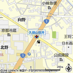 久御山田井周辺の地図
