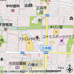 パデシオン京八幡管理組合周辺の地図