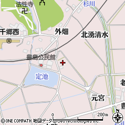 愛知県新城市豊島（南涌清水）周辺の地図