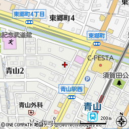 風来坊 半田青山店周辺の地図