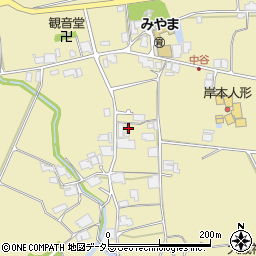 兵庫県小野市中谷町396-1周辺の地図