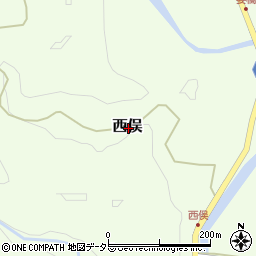 静岡県周智郡森町西俣周辺の地図