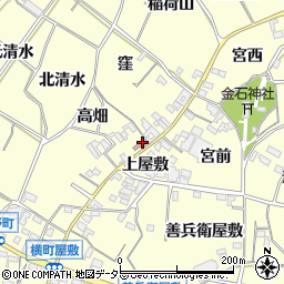 上組町内会集会場周辺の地図