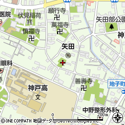 宗休寺周辺の地図