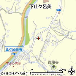 大阪府箕面市下止々呂美424周辺の地図