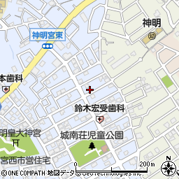 京都府宇治市神明宮東102-5周辺の地図