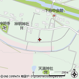 兵庫県三田市下田中211周辺の地図