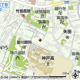 三重県鈴鹿市神戸5丁目7周辺の地図